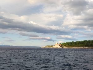 Der Leuchtturm von Sucuraj im frühen Morgenlicht